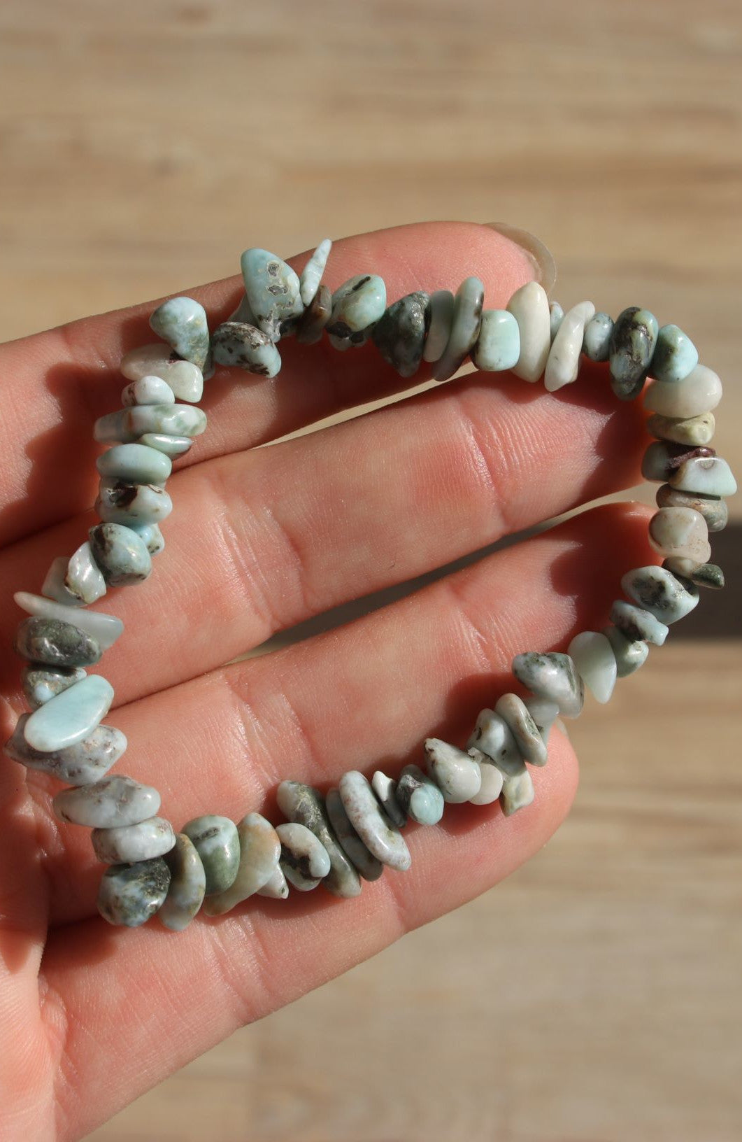 Larimar Chip Bracelet AA